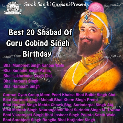 Best 20 Shabad Of Guru Gobind Singh Birthday - Bhai Harbans Singh cover album