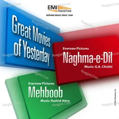 Great Movies of Yesterday Naghma-e-Dil / Mehboob - Noor Jehan cover album