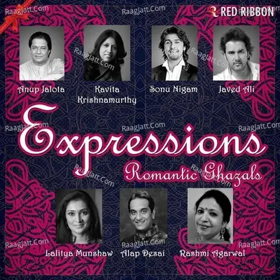 Expressions - Romantic Ghazals - Anup Jalota cover album