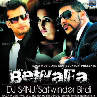 Tusi Bewafa - Dj Sanj cover album