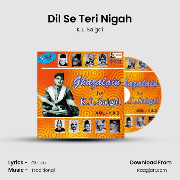 Dil Se Teri Nigah - K. L. Saigal album cover 