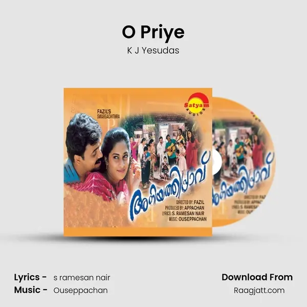 O Priye - K J Yesudas album cover 