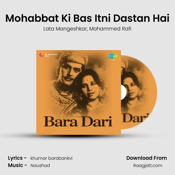 Mohabbat Ki Bas Itni Dastan Hai - Lata Mangeshkar album cover 