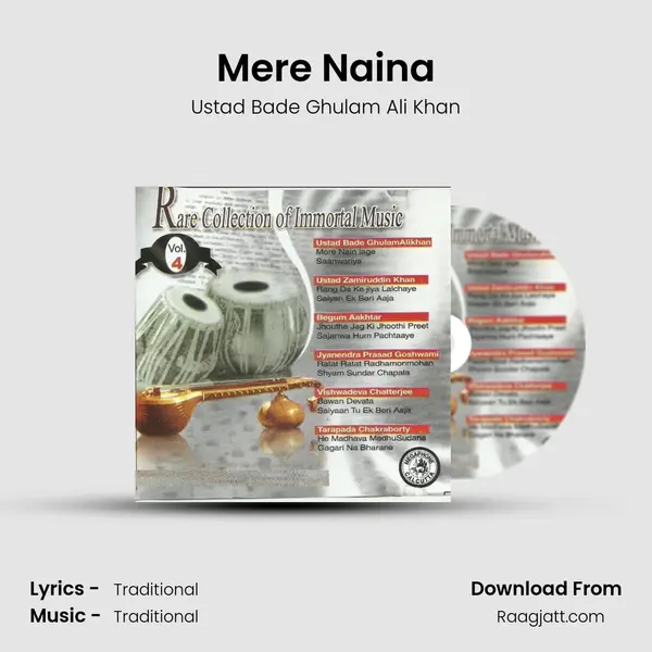 Mere Naina - Ustad Bade Ghulam Ali Khan album cover 