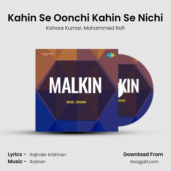 Kahin Se Oonchi Kahin Se Nichi - Kishore Kumar album cover 