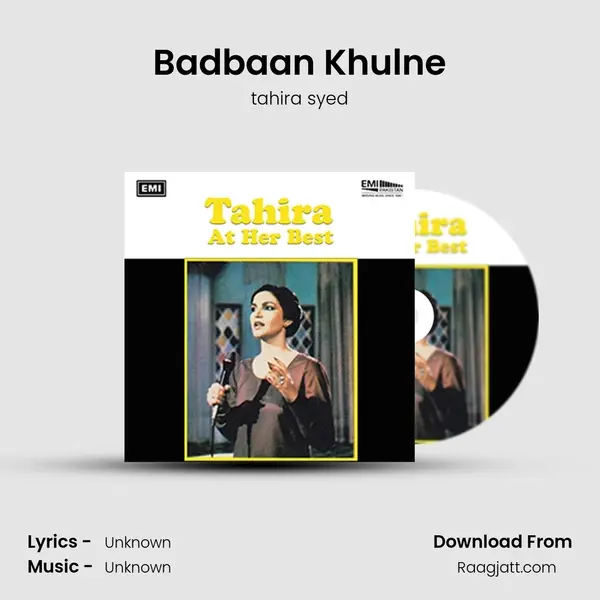 Badbaan Khulne - tahira syed album cover 