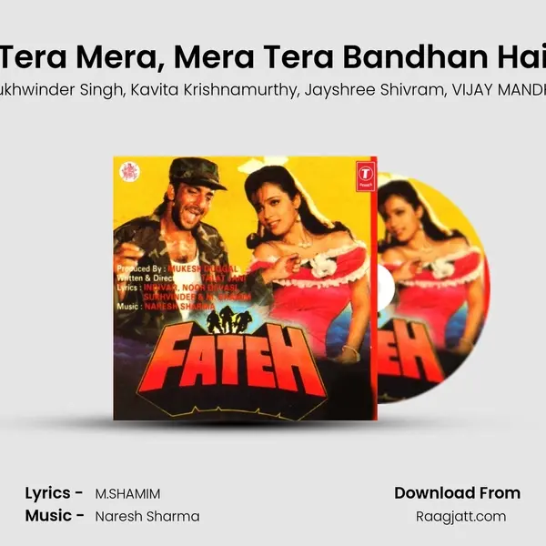 Tera Mera, Mera Tera Bandhan Hai - Sukhwinder Singh album cover 