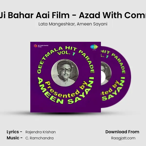 Dekho Ji Bahar Aai Film - Azad With Commentry - Lata Mangeshkar album cover 