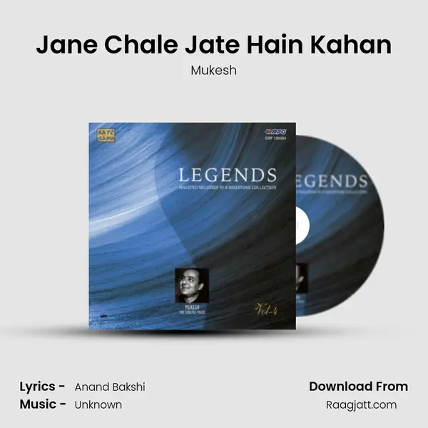 Jane Chale Jate Hain Kahan - Mukesh album cover 