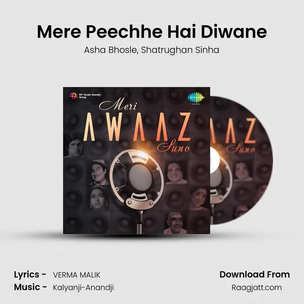 Mere Peechhe Hai Diwane - Asha Bhosle album cover 