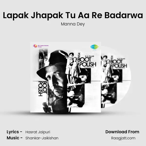 Lapak Jhapak Tu Aa Re Badarwa - Manna Dey album cover 