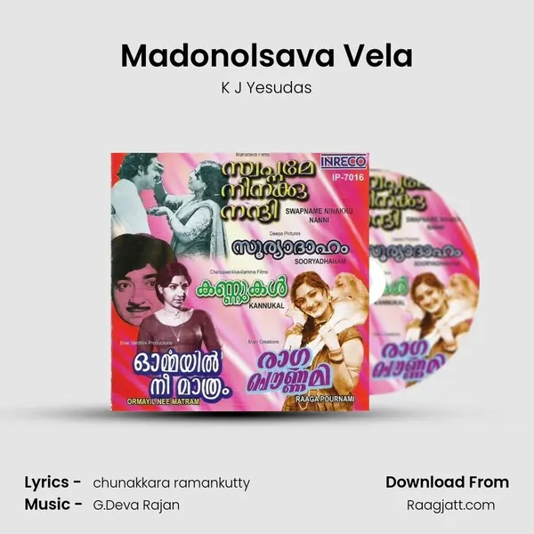 Madonolsava Vela - K J Yesudas album cover 