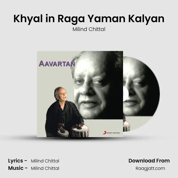 Khyal in Raga Yaman Kalyan - Milind Chittal album cover 