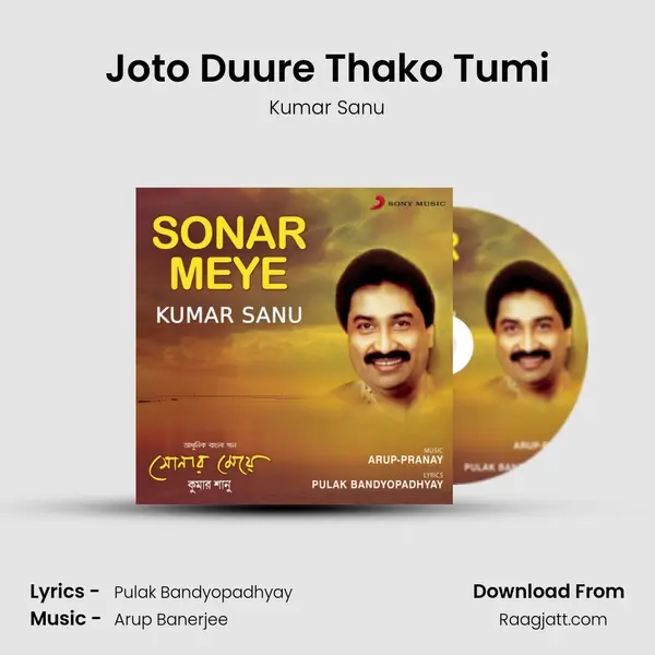 Joto Duure Thako Tumi - Kumar Sanu album cover 