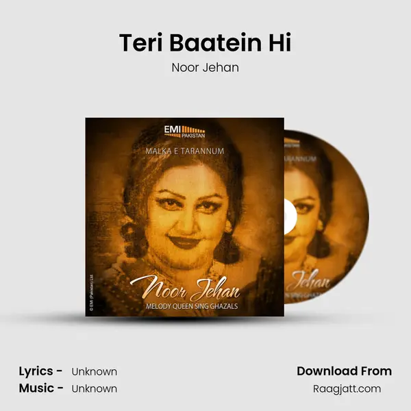 Teri Baatein Hi - Noor Jehan album cover 