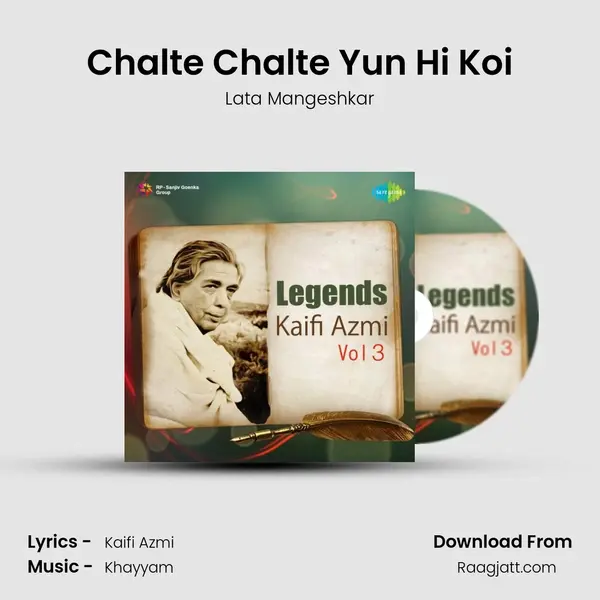 Chalte Chalte Yun Hi Koi - Lata Mangeshkar album cover 