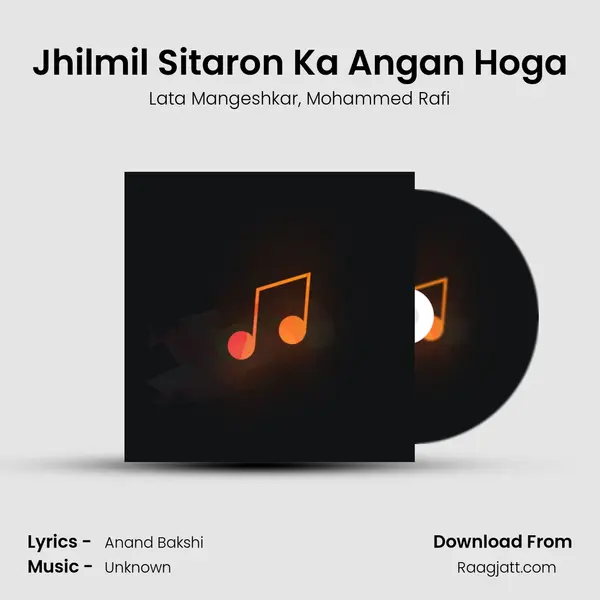 Jhilmil Sitaron Ka Angan Hoga - Lata Mangeshkar album cover 