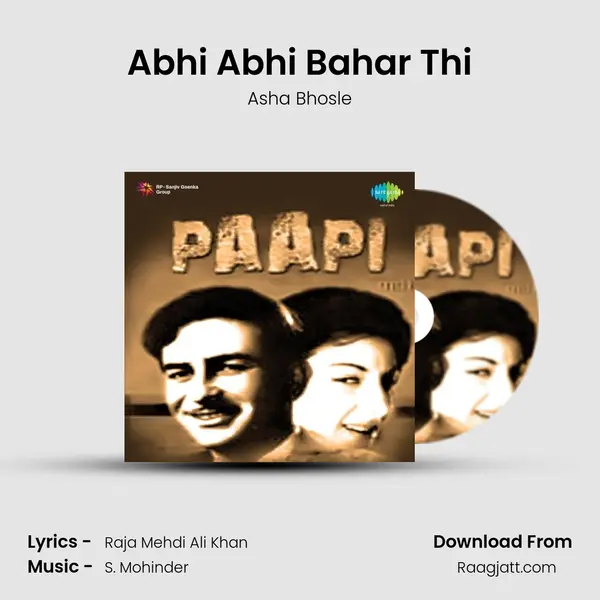 Abhi Abhi Bahar Thi - Asha Bhosle album cover 