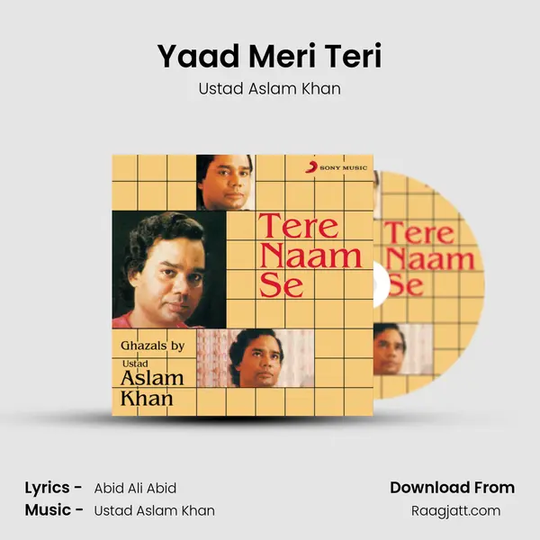 Yaad Meri Teri - Ustad Aslam Khan album cover 