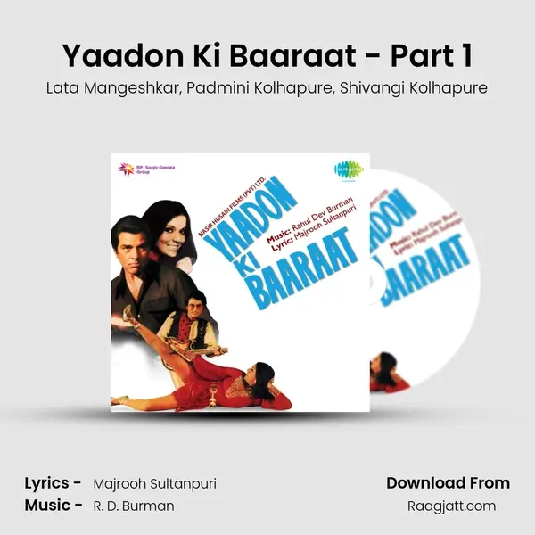 Yaadon Ki Baaraat - Part 1 - Lata Mangeshkar album cover 