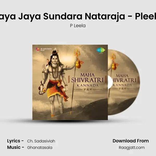 Jaya Jaya Sundara Nataraja - Pleela - P Leela album cover 