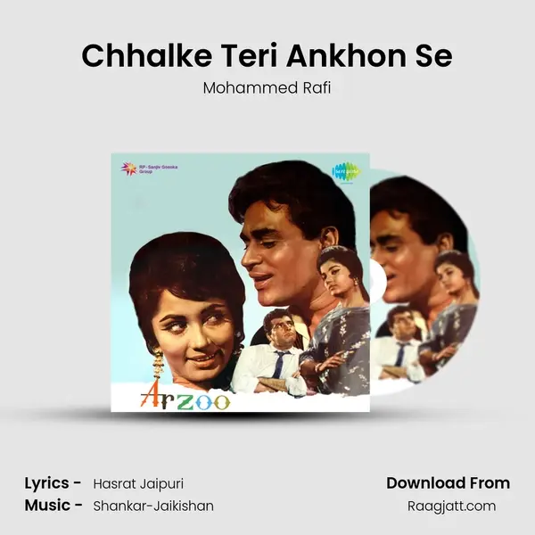 Chhalke Teri Ankhon Se - Mohammed Rafi album cover 