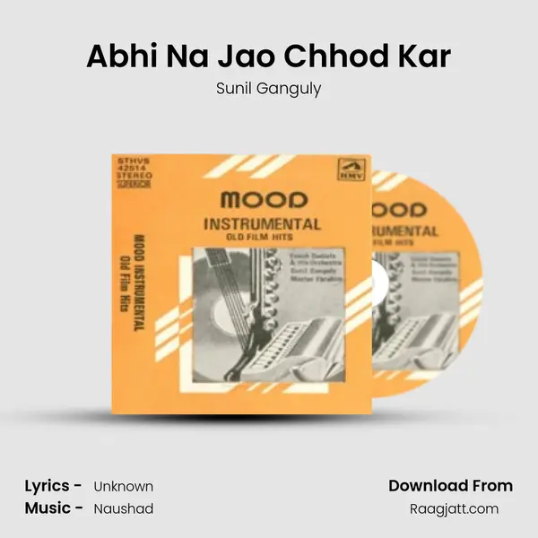 Abhi Na Jao Chhod Kar - Sunil Ganguly album cover 