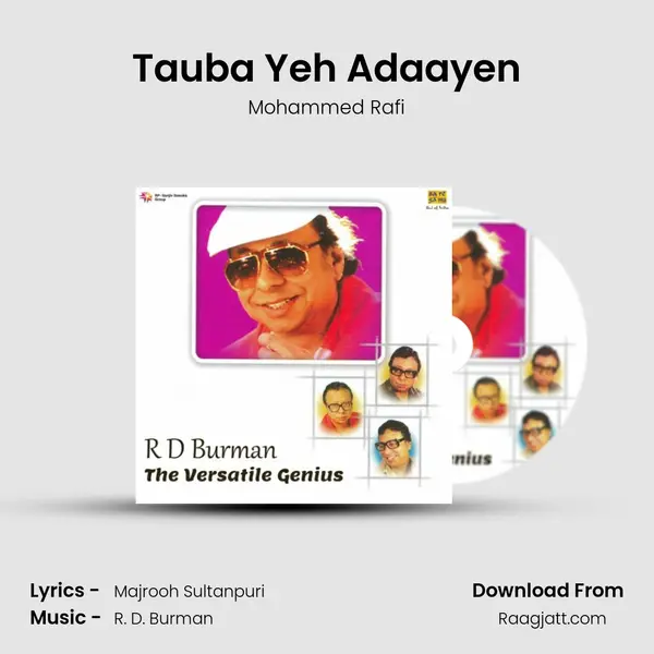 Tauba Yeh Adaayen - Mohammed Rafi album cover 