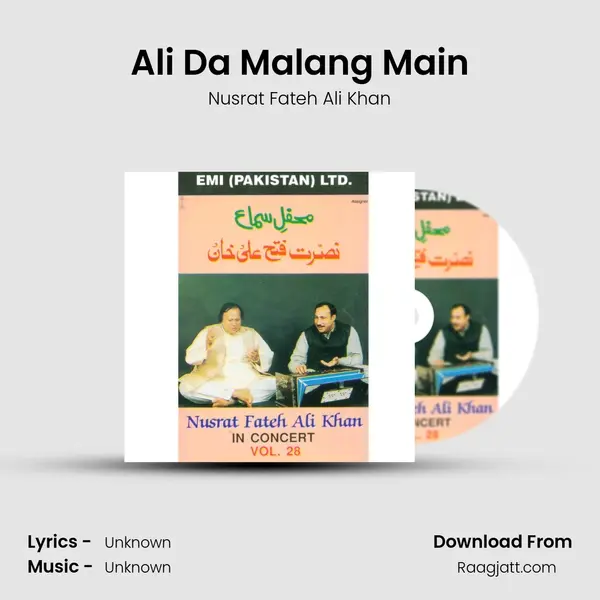 Ali Da Malang Main - Nusrat Fateh Ali Khan album cover 