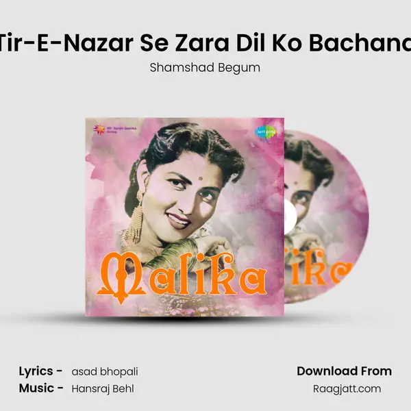 Tir-E-Nazar Se Zara Dil Ko Bachana - Shamshad Begum album cover 