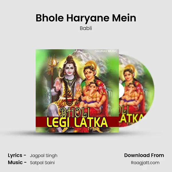 Bhole Haryane Mein - Babli album cover 