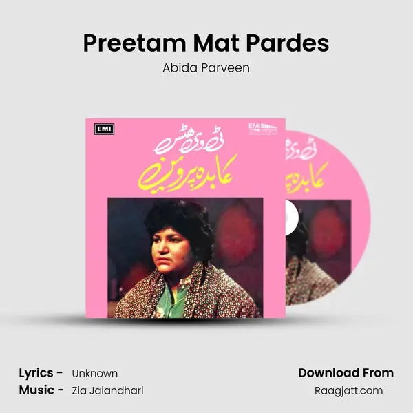 Preetam Mat Pardes - Abida Parveen album cover 