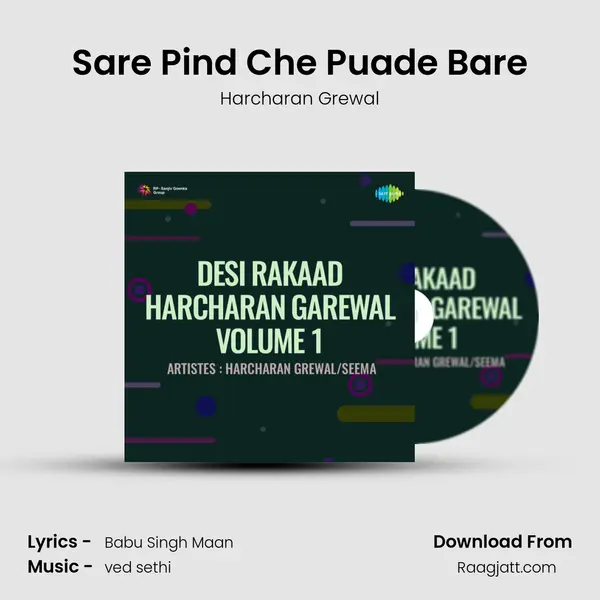 Sare Pind Che Puade Bare - Harcharan Grewal album cover 