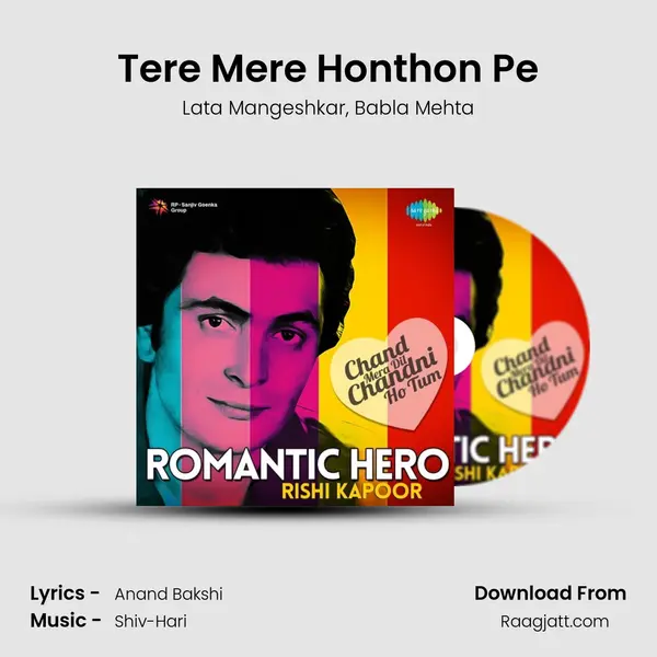 Tere Mere Honthon Pe - Lata Mangeshkar album cover 