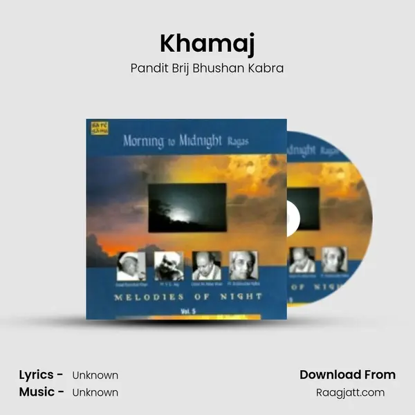 Khamaj - Pandit Brij Bhushan Kabra album cover 