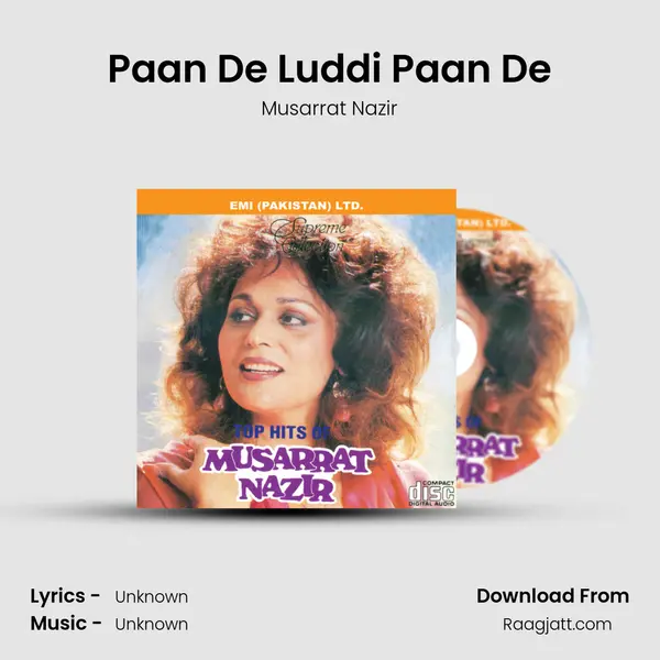 Paan De Luddi Paan De - Musarrat Nazir album cover 