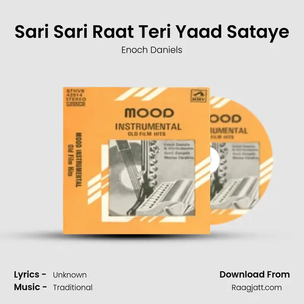 Sari Sari Raat Teri Yaad Sataye - Enoch Daniels album cover 