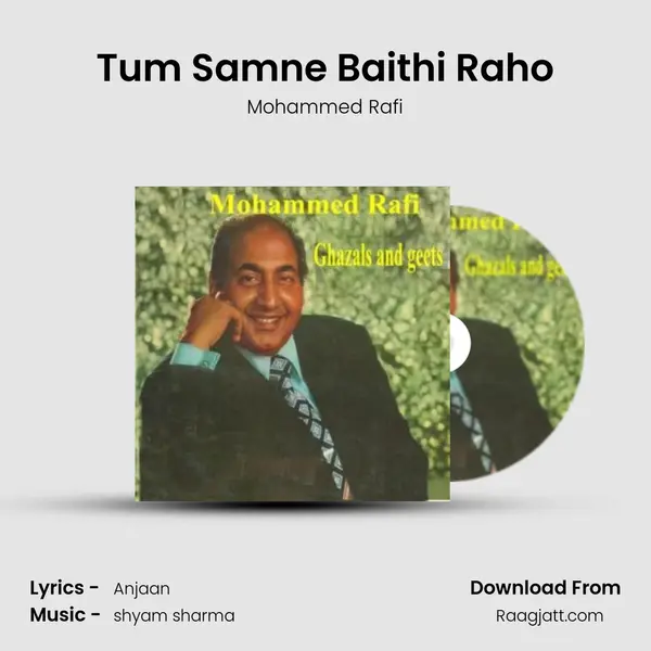 Tum Samne Baithi Raho - Mohammed Rafi album cover 