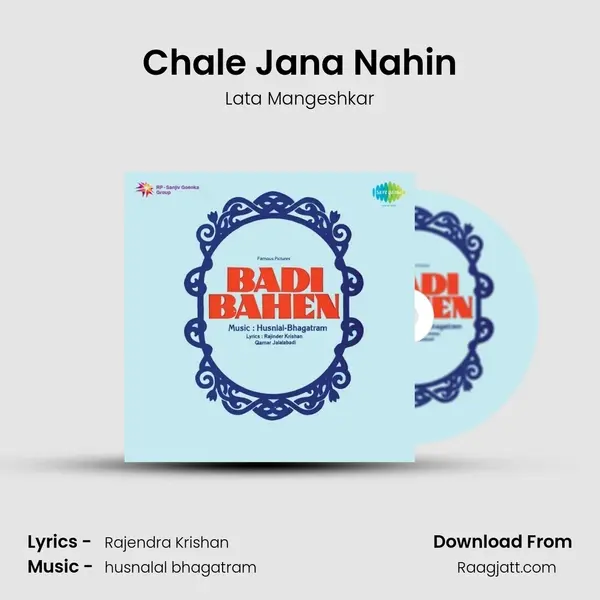 Chale Jana Nahin - Lata Mangeshkar album cover 