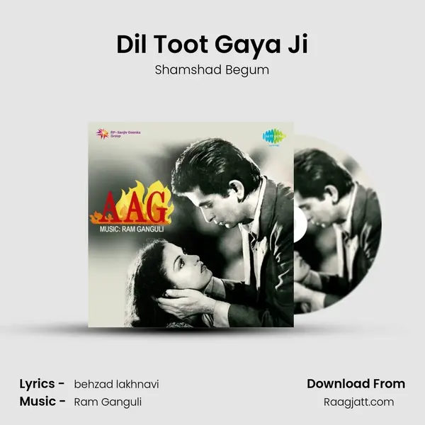 Dil Toot Gaya Ji - Shamshad Begum album cover 