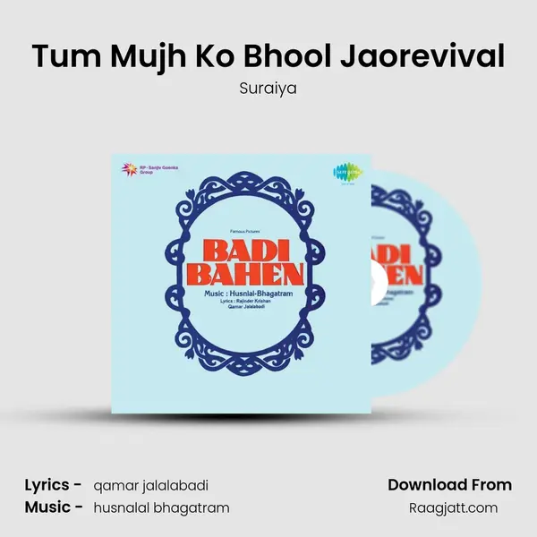 Tum Mujh Ko Bhool Jaorevival - Suraiya album cover 