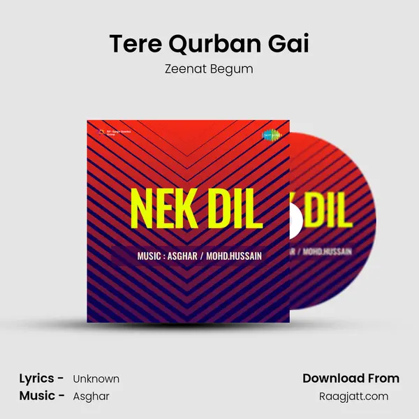 Tere Qurban Gai - Zeenat Begum album cover 