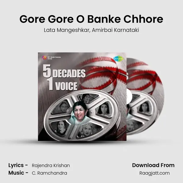 Gore Gore O Banke Chhore - Lata Mangeshkar album cover 