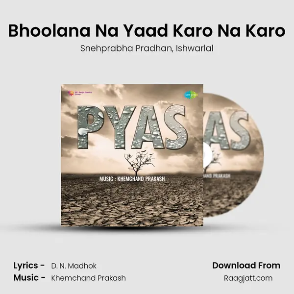 Bhoolana Na Yaad Karo Na Karo - Snehprabha Pradhan album cover 