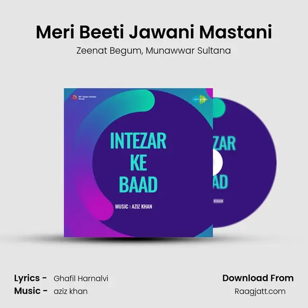 Meri Beeti Jawani Mastani - Zeenat Begum album cover 