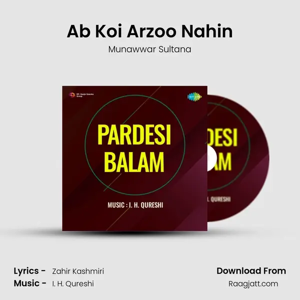 Ab Koi Arzoo Nahin - Munawwar Sultana album cover 