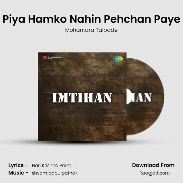 Piya Hamko Nahin Pehchan Paye mp3 song