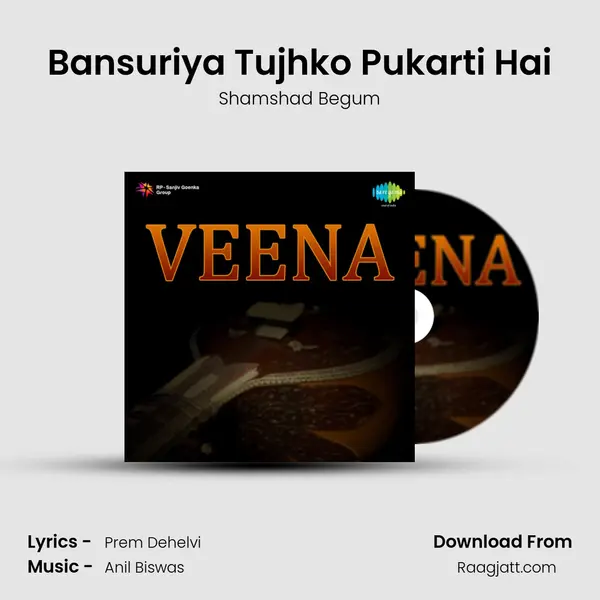 Bansuriya Tujhko Pukarti Hai - Shamshad Begum album cover 