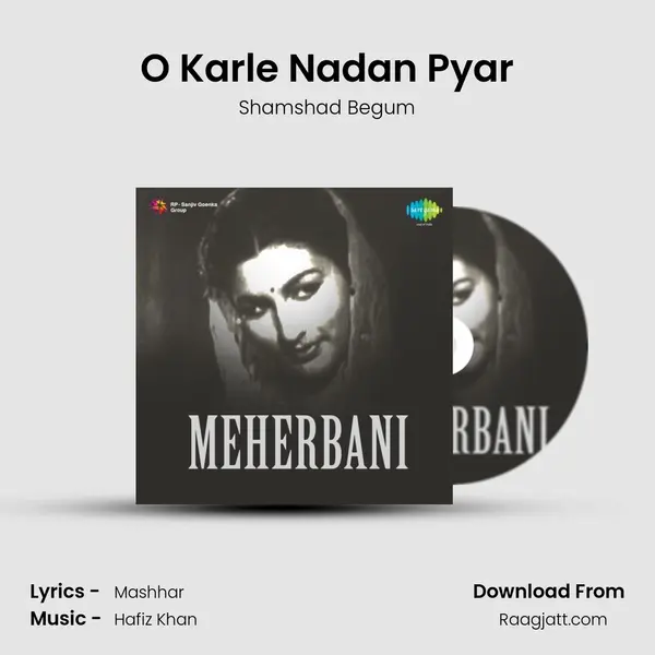 O Karle Nadan Pyar - Shamshad Begum album cover 