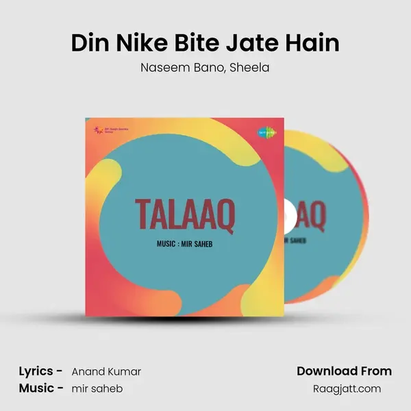 Din Nike Bite Jate Hain - Naseem Bano album cover 